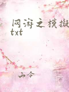 网游之模拟城市txt