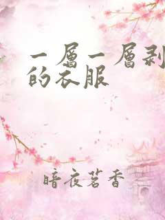 一层一层剥掉你的衣服