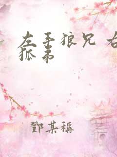 左手狼兄 右手狐弟