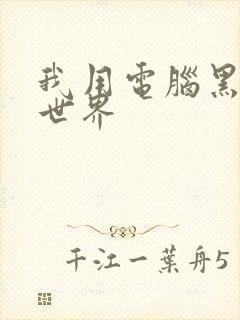 我用电脑黑了全世界