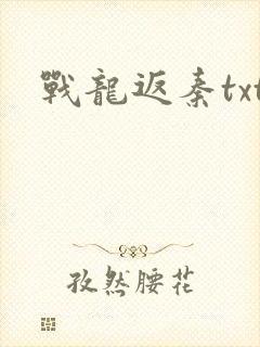 战龙返秦txt
