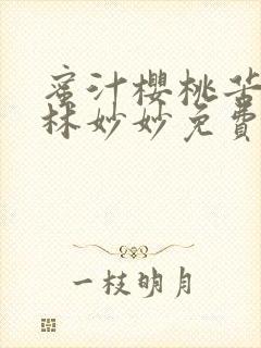 蜜汁樱桃苦咖啡林妙妙免费全文