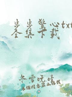 步步惊心txt全集下载