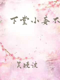 下堂小妾不好惹