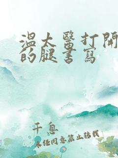 温太医打开眉庄的腿书写