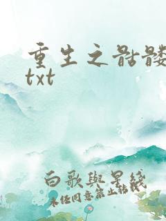 重生之骷髅人生txt