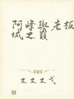 阿峰与老板娘倾城之巅