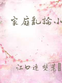 家庭乱论小说
