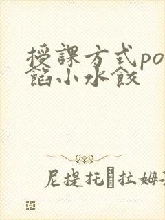 授课方式po肉馅小水饺
