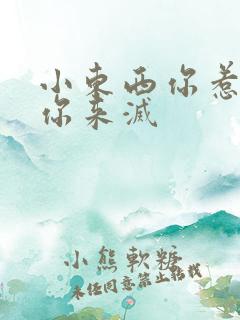 小东西你惹的火你来灭