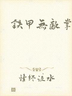 铁甲无敌掌门人