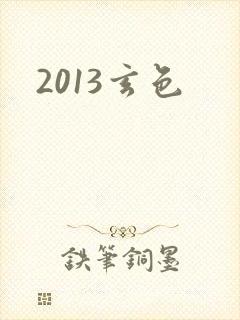 2013玄色