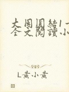 大团圆结1一6全文阅读小说