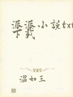 派派小说txt下载