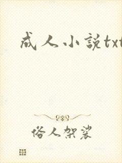 成人小说txt