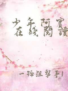 少 年 阿 宾 在 线 阅 读