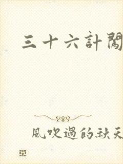 三十六计闯官场