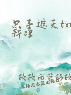 只手遮天txt新浪