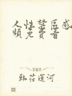 人性禁区感人视频免费看