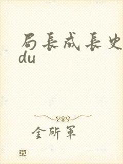 局长成长史sodu