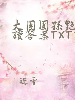 大团圆孙艳梅阅读答案TXT下载