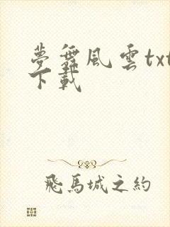 梦舞风云txt下载