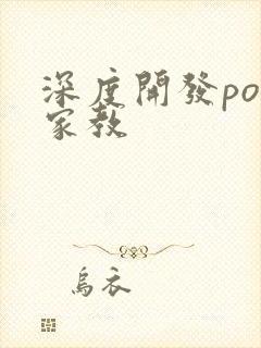 深度开发pop家教