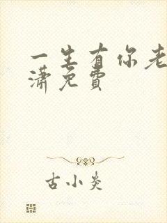 一生有你老赵潇潇免费