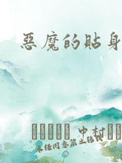 恶魔的贴身保镖