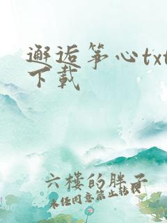 邂逅筝心txt下载