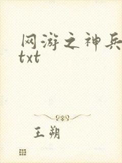 网游之神兵利器txt