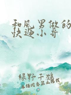 和风男做的顺丰快递小哥