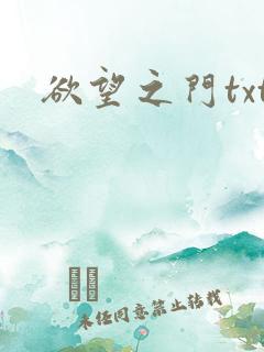 欲望之门txt