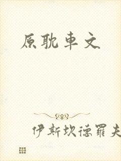 原耽车文