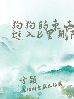 狗狗的东西直接进入B里删除