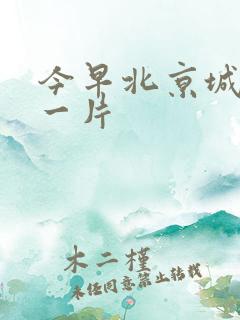 今早北京城哭声一片