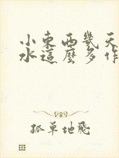 小东西几天没做水这么多作文漫画