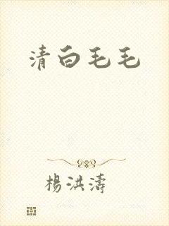 清白毛毛