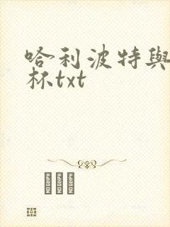 哈利波特与火焰杯txt