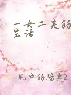 一女二夫的激情生活