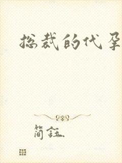 总裁的代孕女友