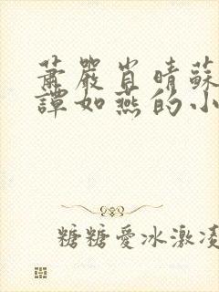 萧严肖晴苏雨溪谭如燕的小说