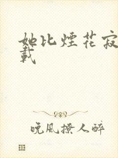 她比烟花寂寞下载