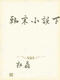 韩寒小说下载