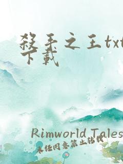 杀手之王txt下载