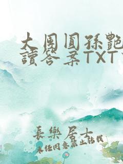 大团圆孙艳梅阅读答案TXT下载