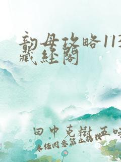 韵母攻略113藏经阁