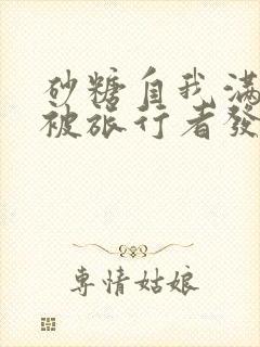 砂糖自我满足时被旅行者发现小说