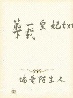 第一皇妃txt下载