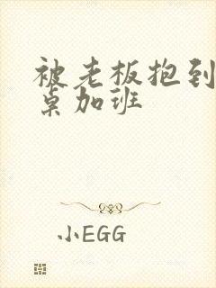 被老板抱到办公桌加班